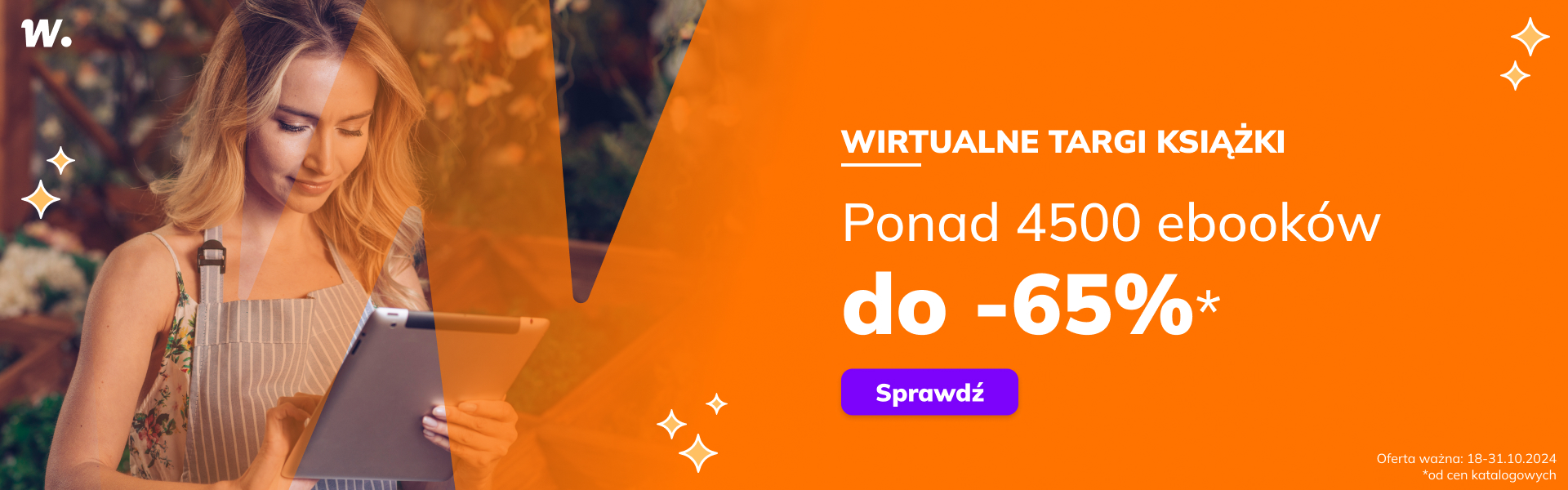 Grafika prowadzi do promocji: Wirtualne Targi Książki - ebooki