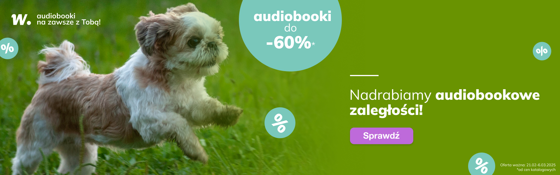 Grafika prowadzi do promocji: Nadrabiamy audiobookowe zaległości! Rabat do -60%