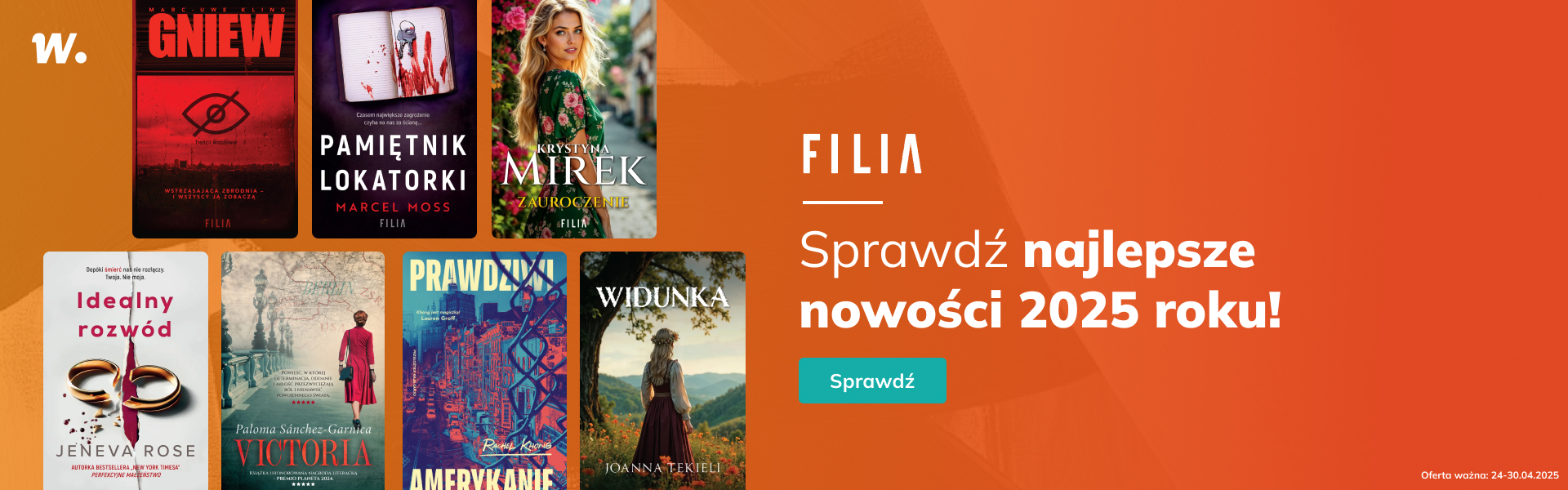 Grafika prowadzi do promocji: Wydawnictwo Filia: najlepsze nowości 2025 roku!