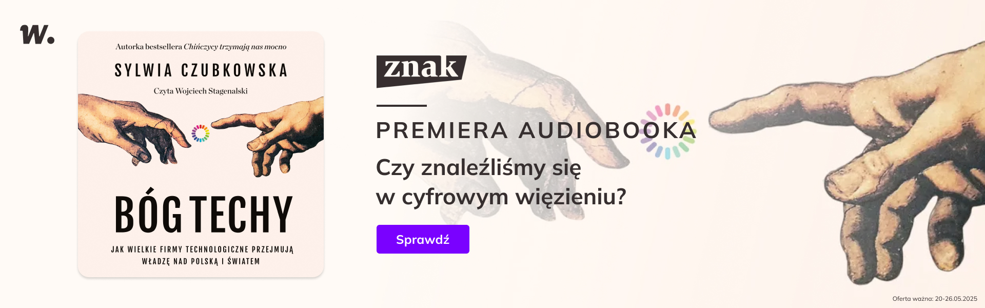 Grafika prowadzi do promocji: Premiera - Bóg techy!