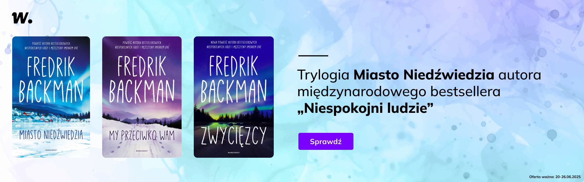 Grafika prowadzi do promocji: Fredrik Backman – ebooki