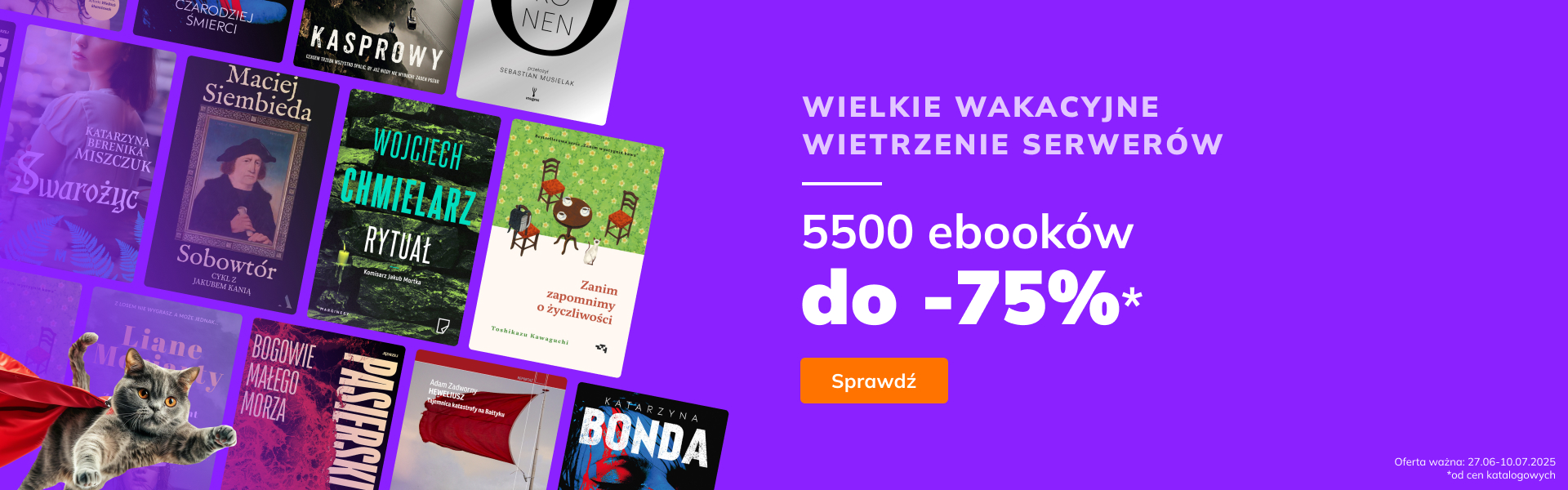 Grafika prowadzi do promocji: Wielkie Wakacyjne Wietrzenie Serwerów