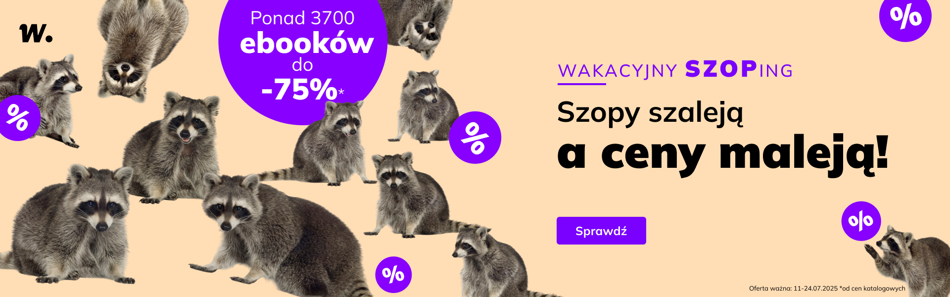 Grafika prowadzi do promocji: Wakacyjny szoping – ponad 3700 ebooków do -75%