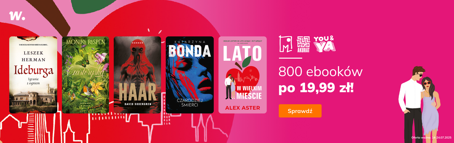 Grafika prowadzi do promocji: Muza: 800 ebooków po 19,99 zł!