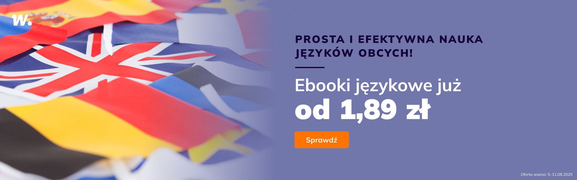 Grafika prowadzi do promocji: Ebooki językowe od 1,89 zł
