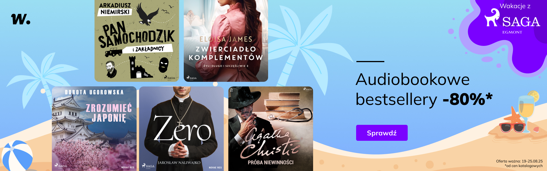 Grafika prowadzi do promocji: Audiobookowe bestsellery Sagi Egmont -80%*