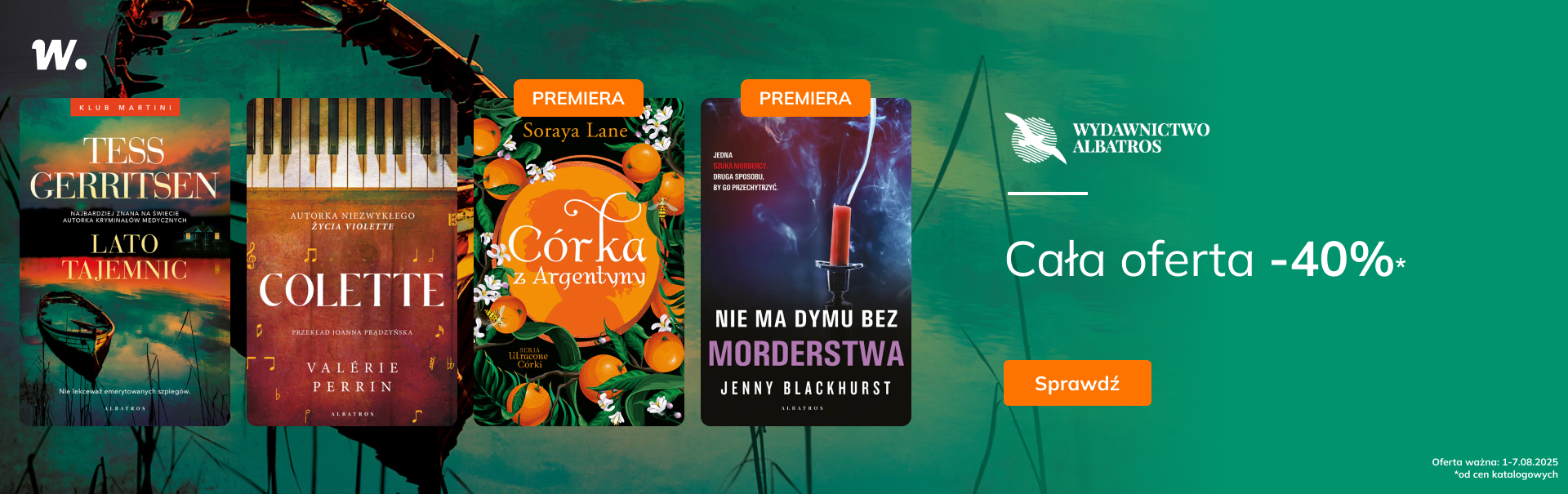 Grafika prowadzi do promocji: Wydawnictwo Albatros. Wszystkie ebooki -40%