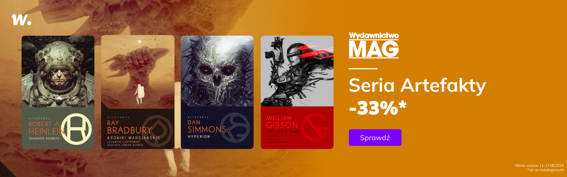 Grafika prowadzi do promocji: Seria Artefakty od Wydawnictwa Mag
