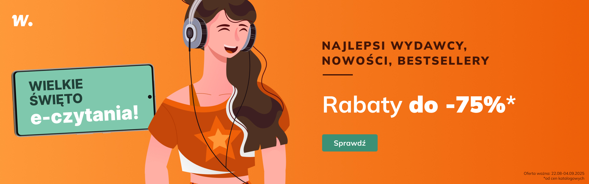 Grafika prowadzi do promocji: Święto e-czytania! Audiobooki