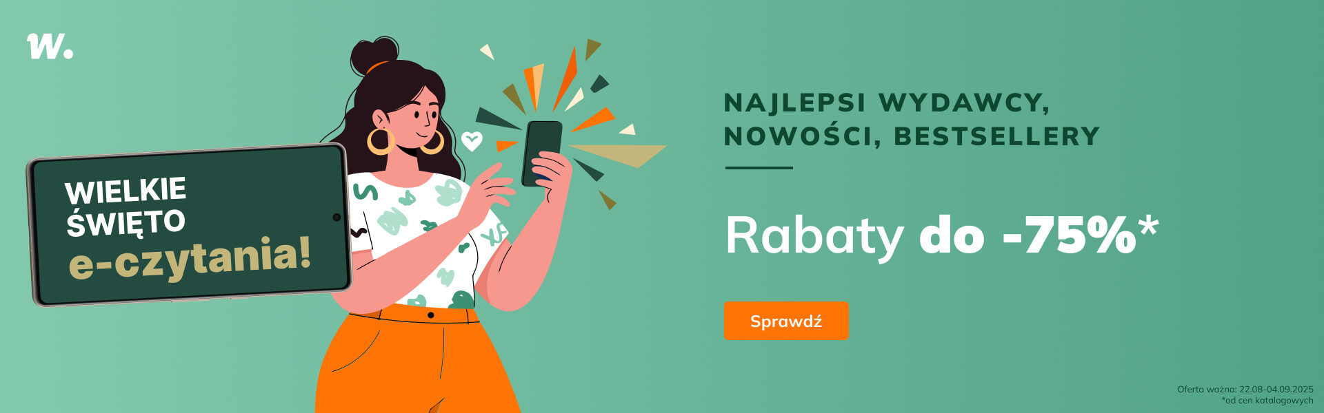 Grafika prowadzi do promocji: Wielkie Święto E-Czytania: rabaty do -75%