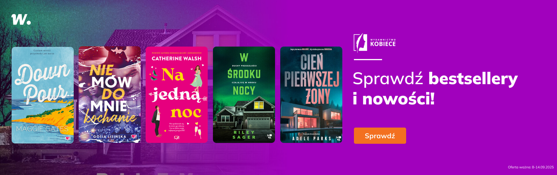 Grafika prowadzi do promocji: Wydawnictwo Kobiece: Bestsellery i nowości
