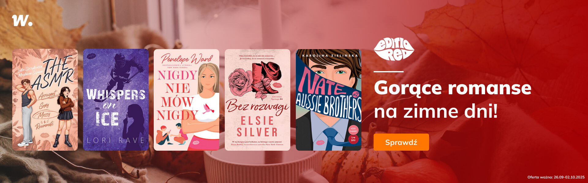 Grafika prowadzi do promocji: Gorące romanse na zimne dni od Editio Red