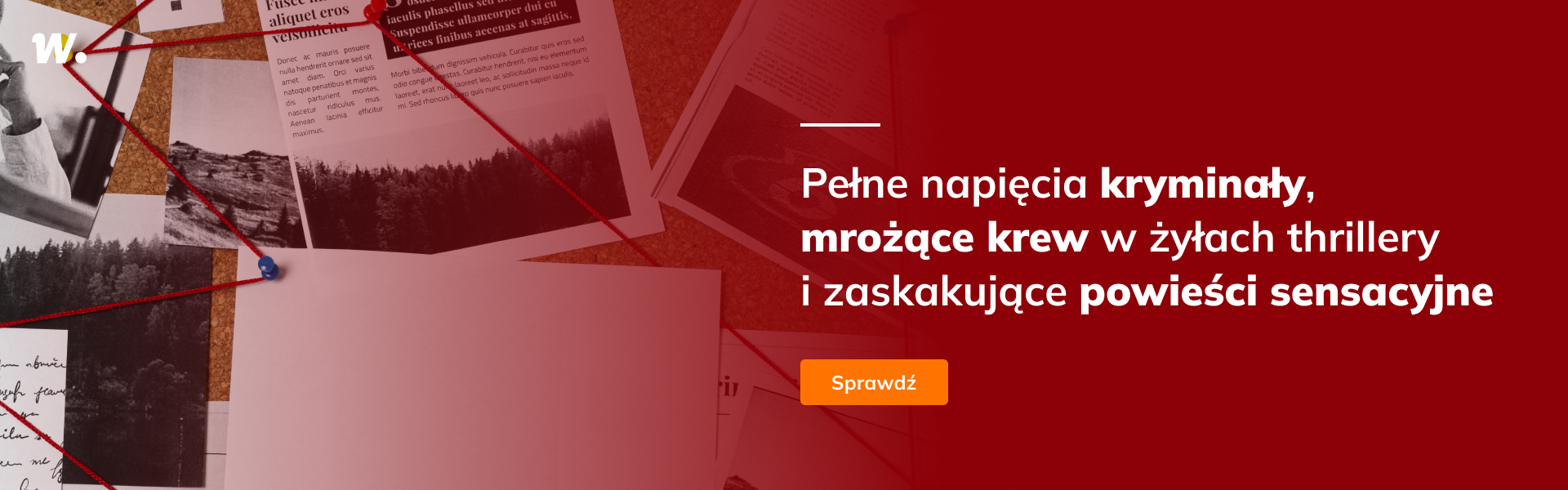 Grafika prowadzi do promocji: Najlepsze kryminały - książki papierowe