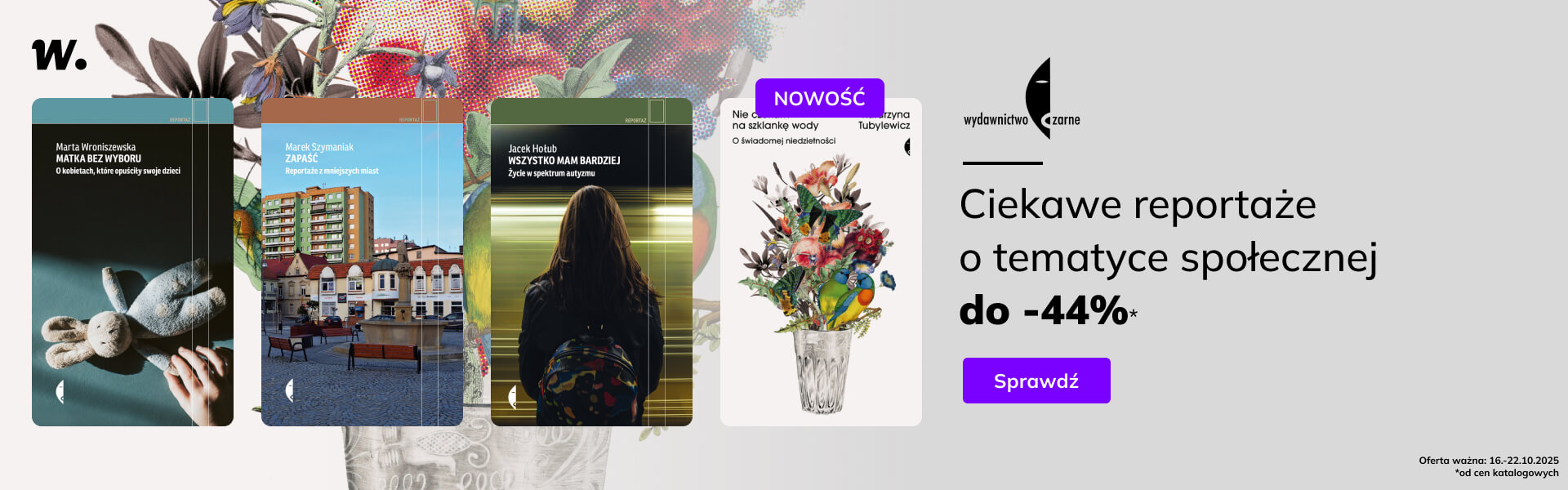 Grafika prowadzi do promocji: Wydawnictwo Czarne: ebooki o tematyce społecznej
