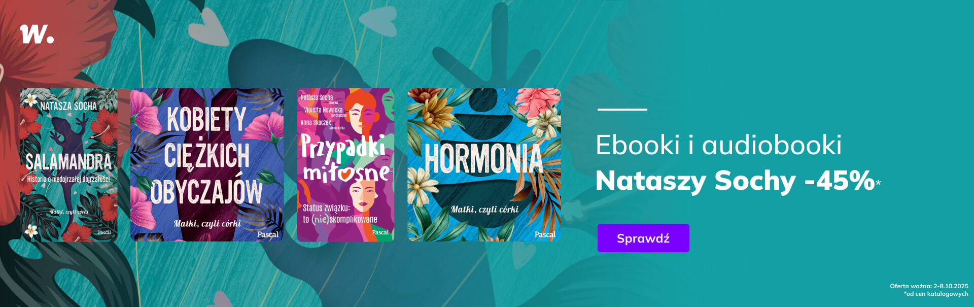 Grafika prowadzi do promocji: Ebooki Nataszy Sochy -45%