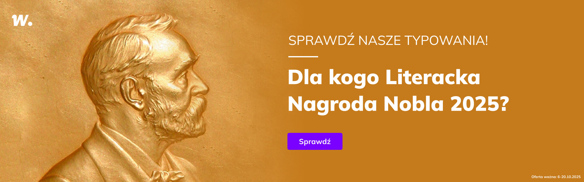 Grafika prowadzi do promocji: Dla kogo Literacka Nagroda Nobla 2025?