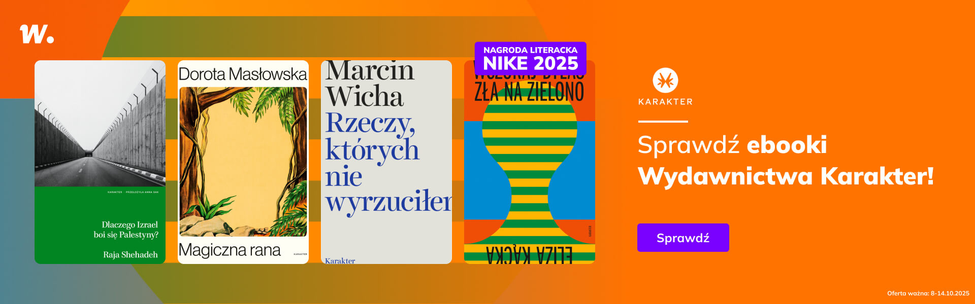 Grafika prowadzi do promocji: Sprawdź ebooki Wydawnictwa Karakter