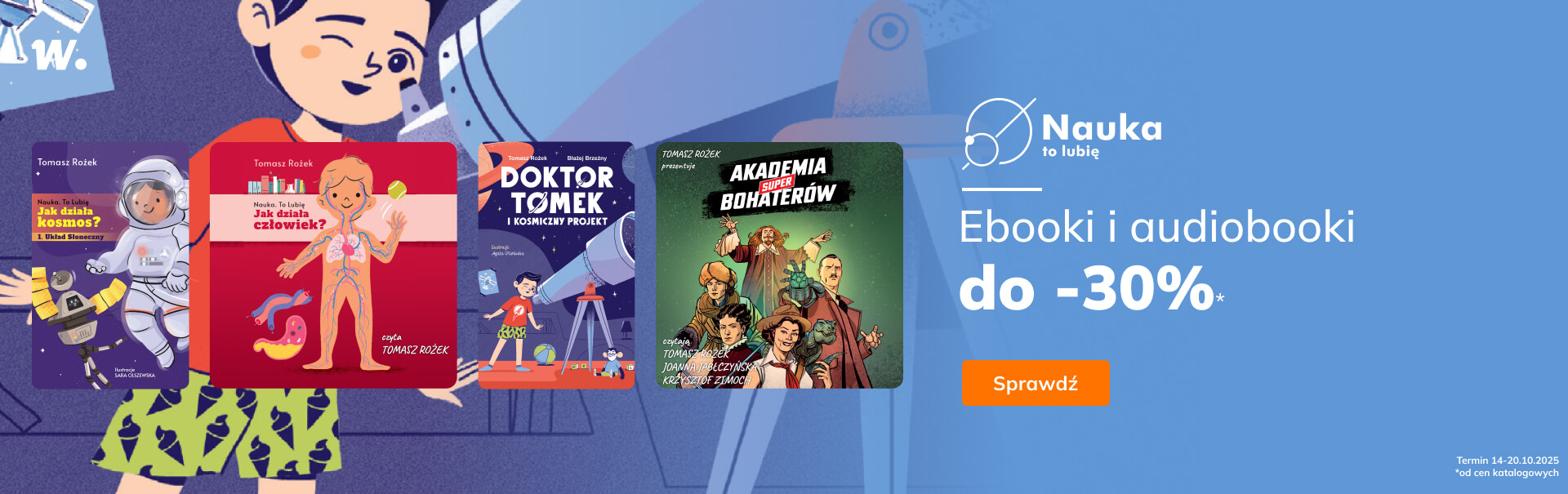 Grafika prowadzi do promocji: Nauka. To Lubię! Ebooki i audiobooki do -30%