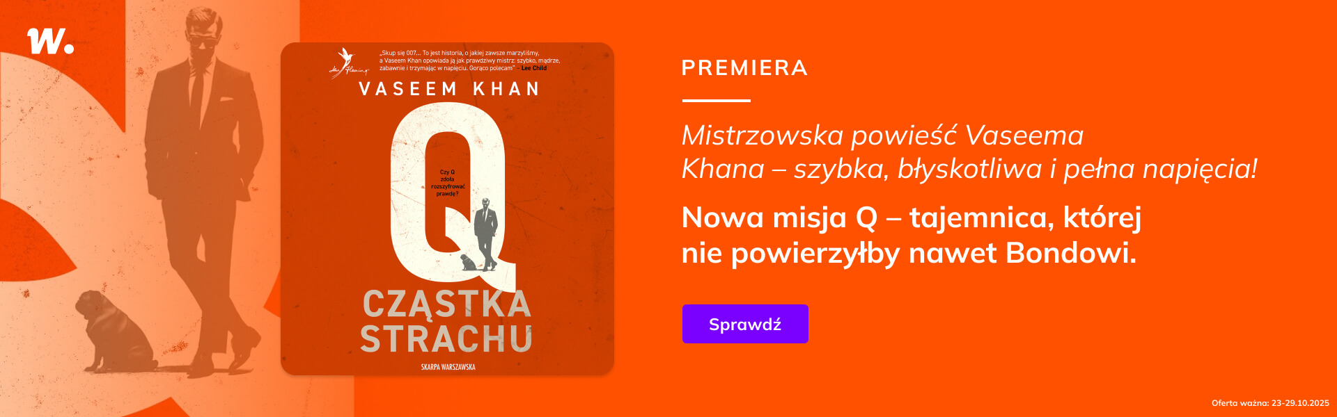 Grafika prowadzi do promocji: Premiera audiobooka! "Q. Cząstka Strachu"