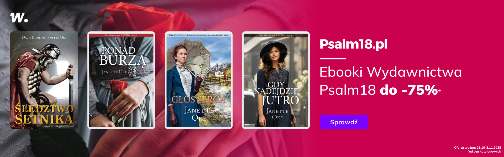 Grafika prowadzi do promocji: Ebooki Wydawnictwa Psalm18 do -75%*