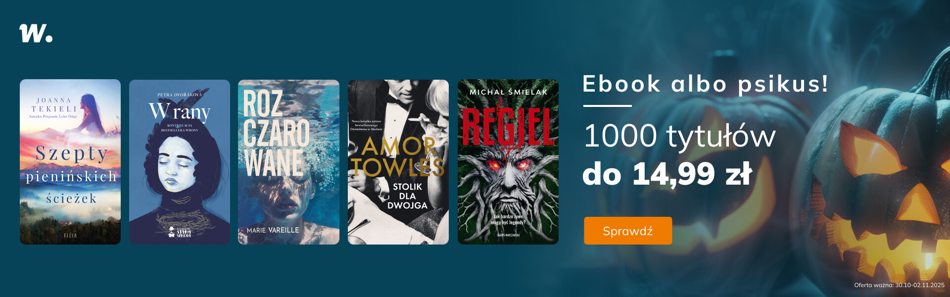 Grafika prowadzi do promocji: Ebook albo psikus!