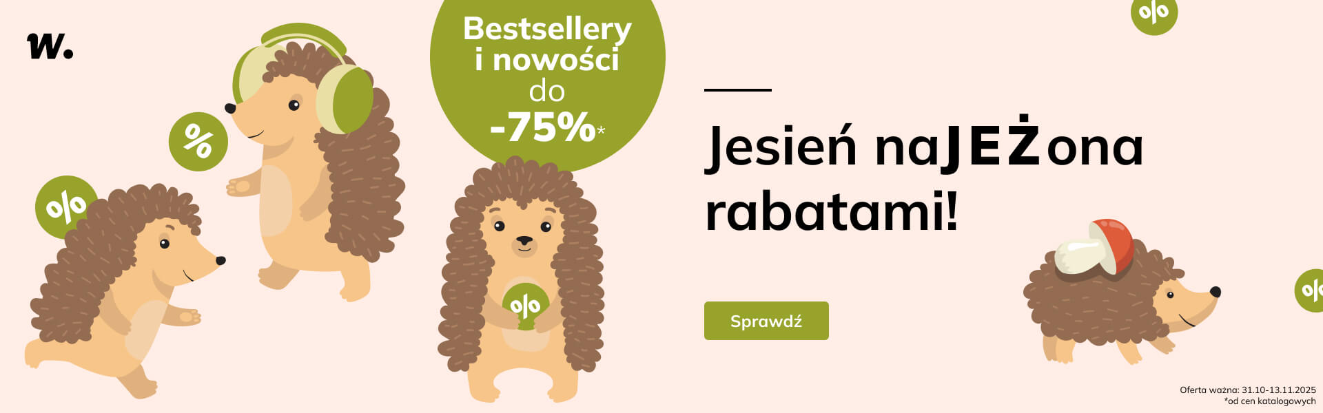 Grafika prowadzi do promocji: Audiobooki naJEŻone promocjami do -75%!