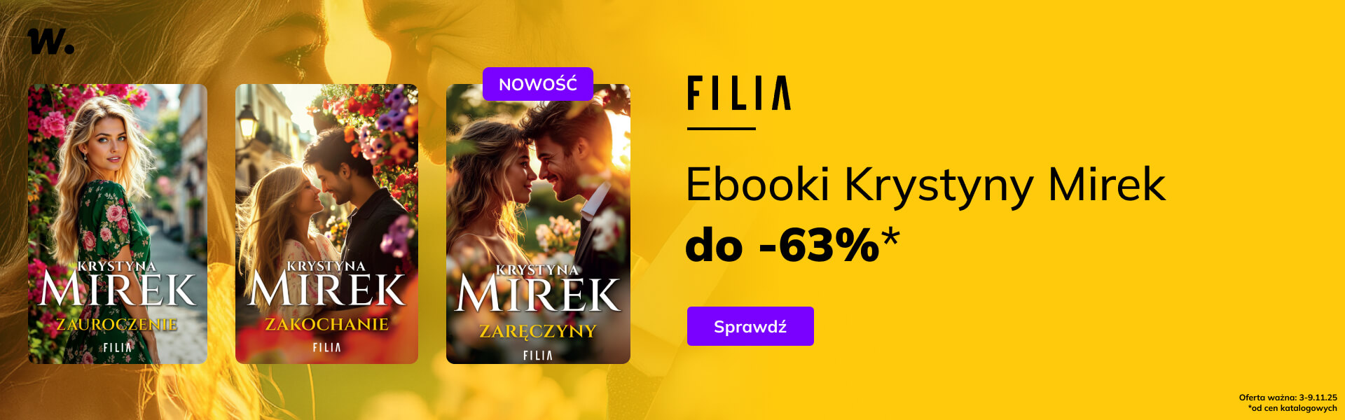 Grafika prowadzi do promocji: Ebooki Krystyny Mirek do -63%