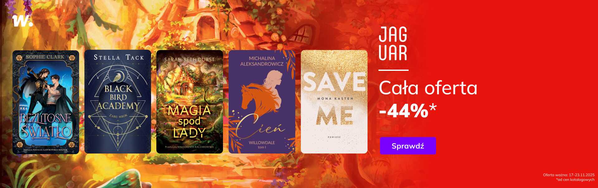 Grafika prowadzi do promocji: Jaguar - cała oferta -44%