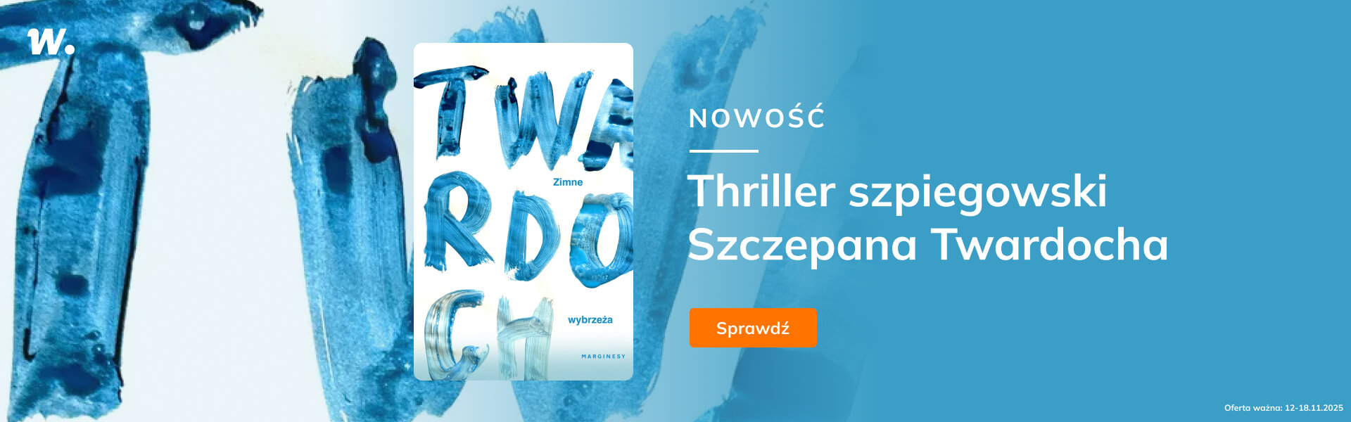 Grafika prowadzi do promocji: Szczepan Twardoch "Zimne wybrzeża"