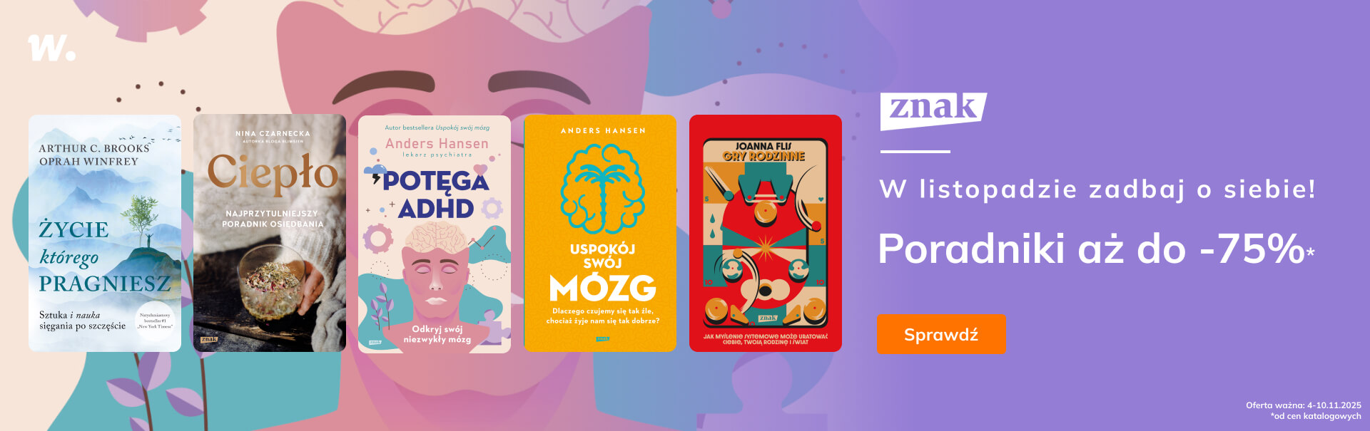 Grafika prowadzi do promocji: Poradniki od Znaku do -75%