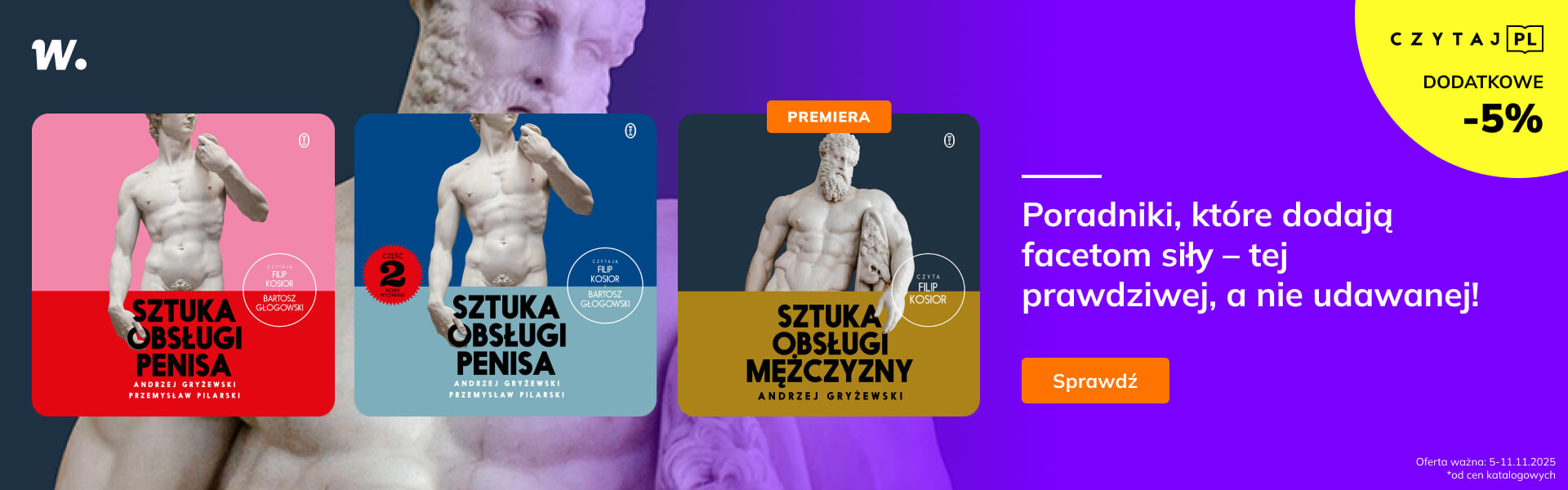 Grafika prowadzi do promocji: Sztuka obsługi mężczyzny - audiobook