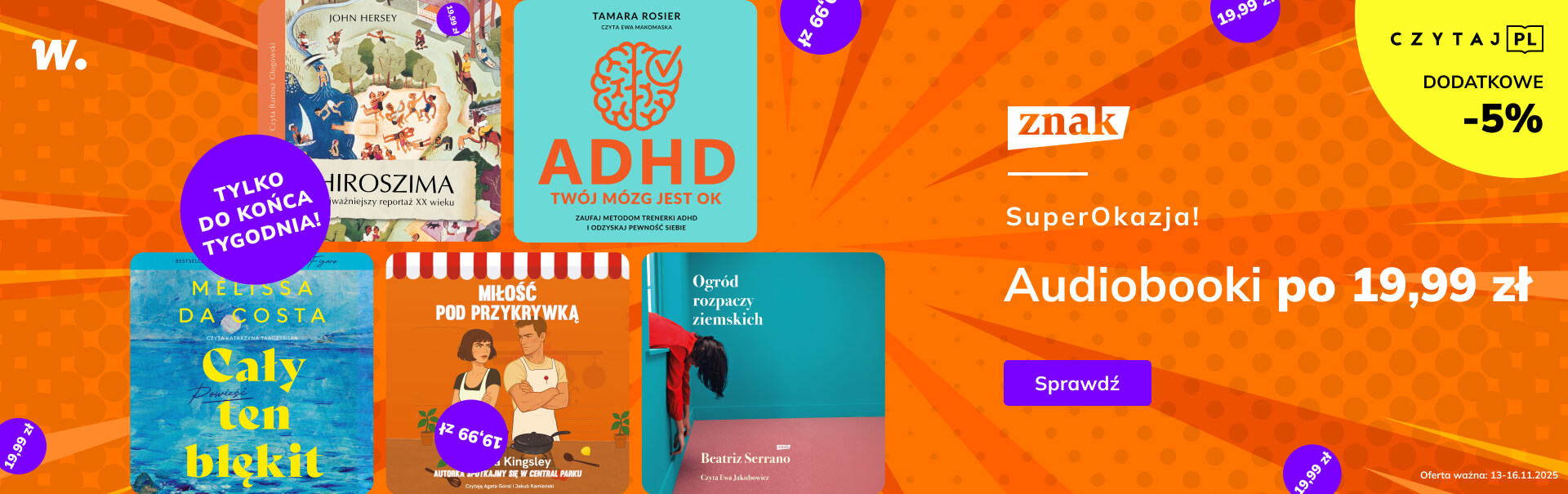 Grafika prowadzi do promocji: Super Okazja ze Znakiem po 19,99