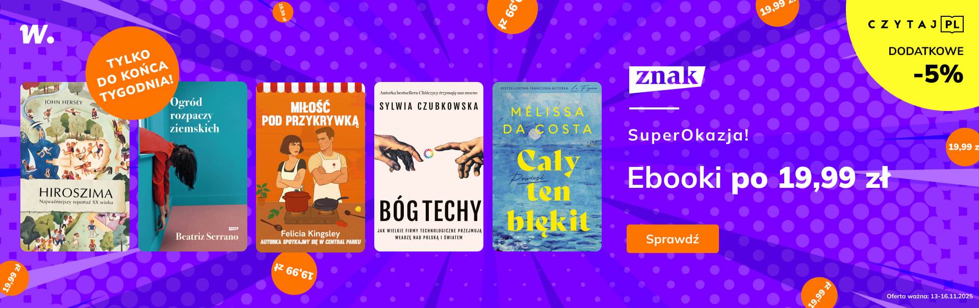 Grafika prowadzi do promocji: Super Okazja ze Znakiem po 19,99 zł