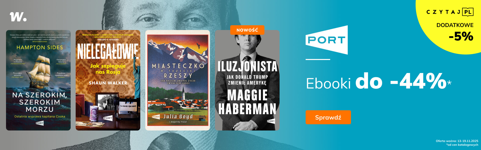 Grafika prowadzi do promocji: Wydawnictwo Port: ebooki do -44%