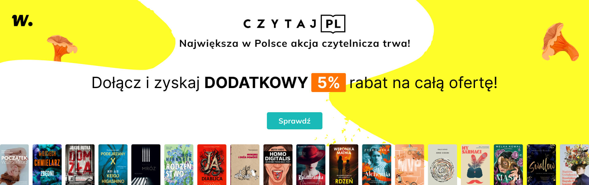 Grafika prowadzi do promocji: Czytaj PL 2025