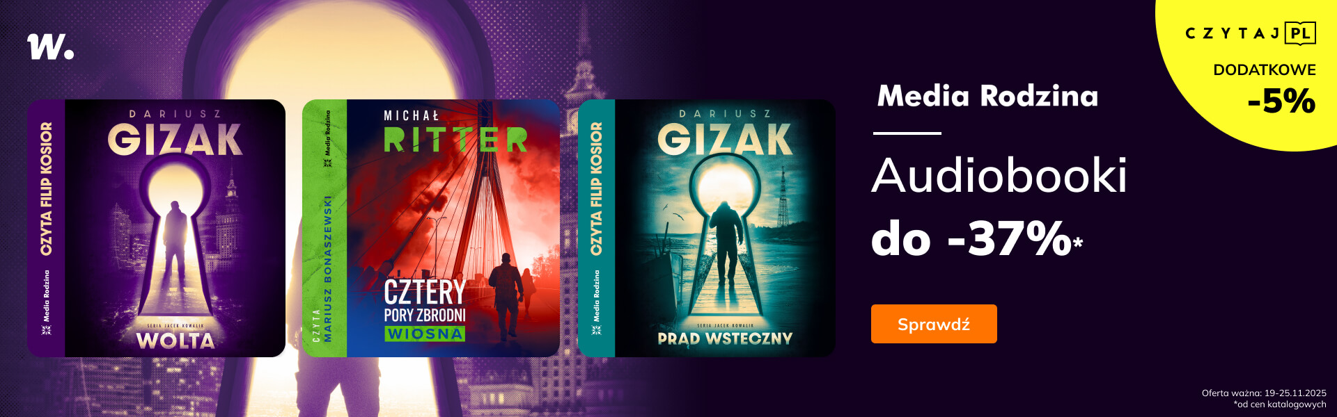 Grafika prowadzi do promocji: Media Rodzina. Cała oferta do -37%*