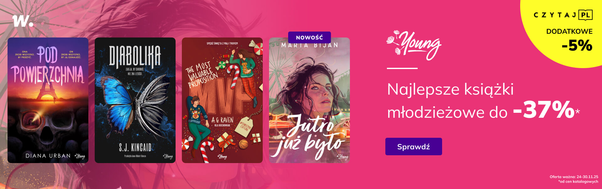 Grafika prowadzi do promocji: Wydawnictwo Young - cała oferta do -37%