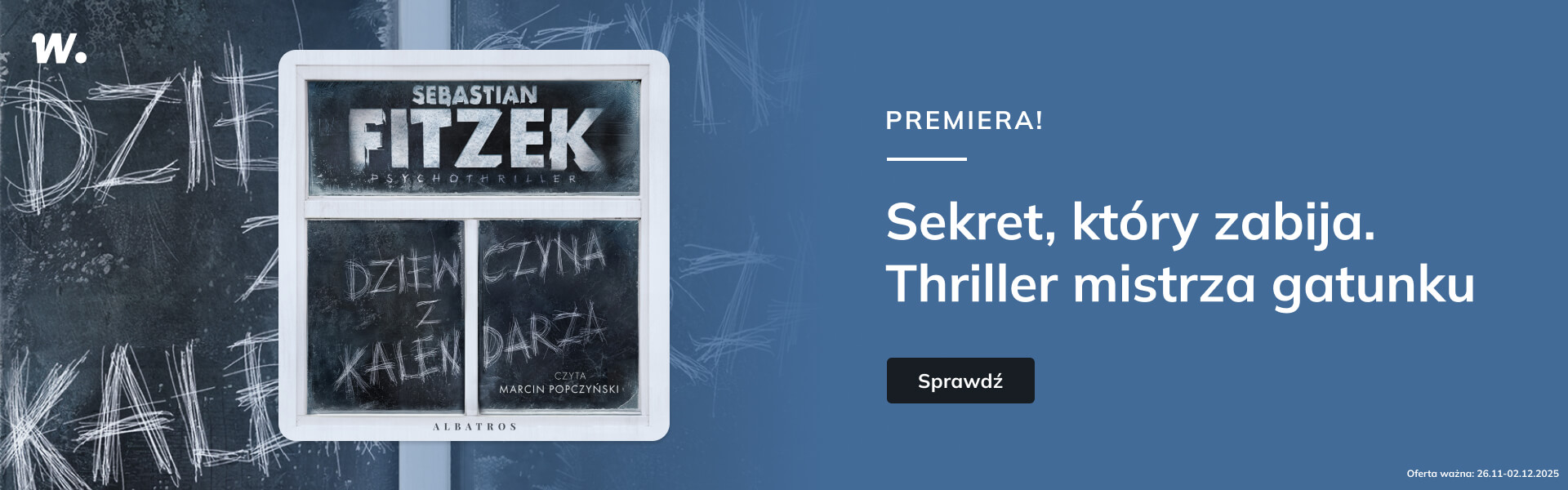 Grafika prowadzi do promocji: Wydawnictwo Albatros - kryminały do -50%!