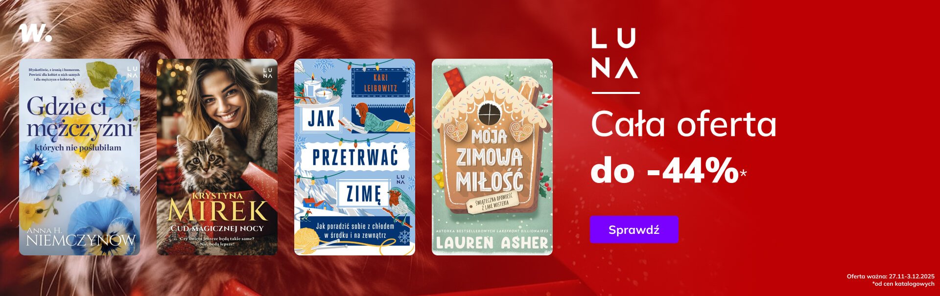 Grafika prowadzi do promocji: Wydawnictwo Luna - ebooki do -44%