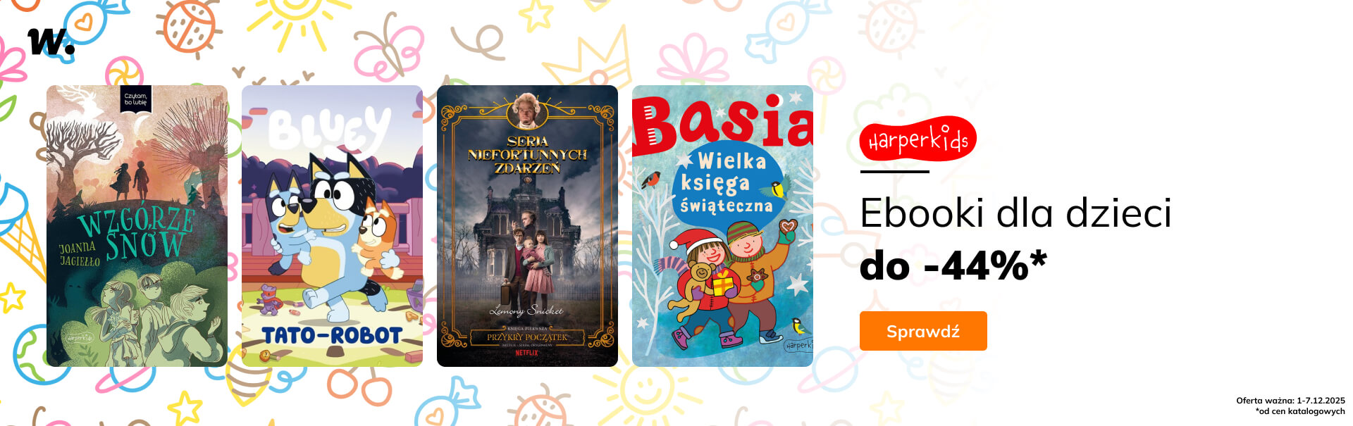 Grafika prowadzi do promocji: HarperKids - cała oferta do -50%