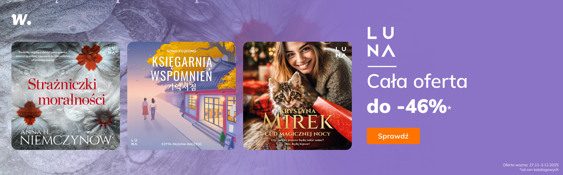 Grafika prowadzi do promocji: Luna. Cała oferta do -46%