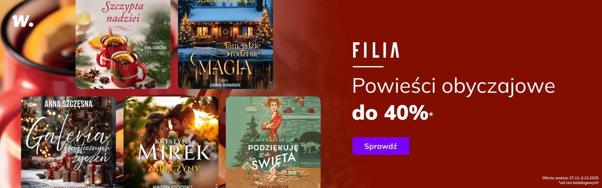 Grafika prowadzi do promocji: Filia. Powieści obyczajowe do -40%!