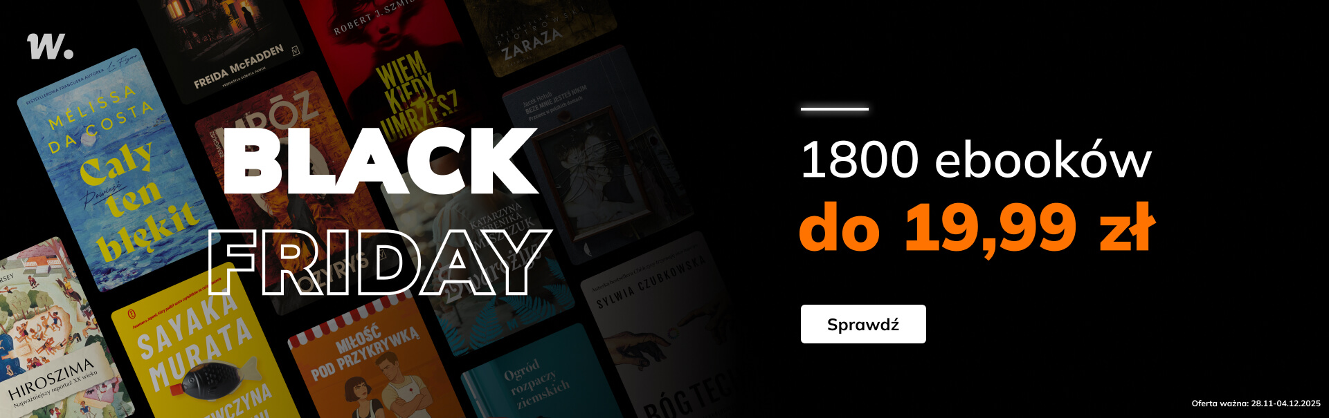 Grafika prowadzi do promocji: Black Friday - 1800 ebooków do 19,99 zł