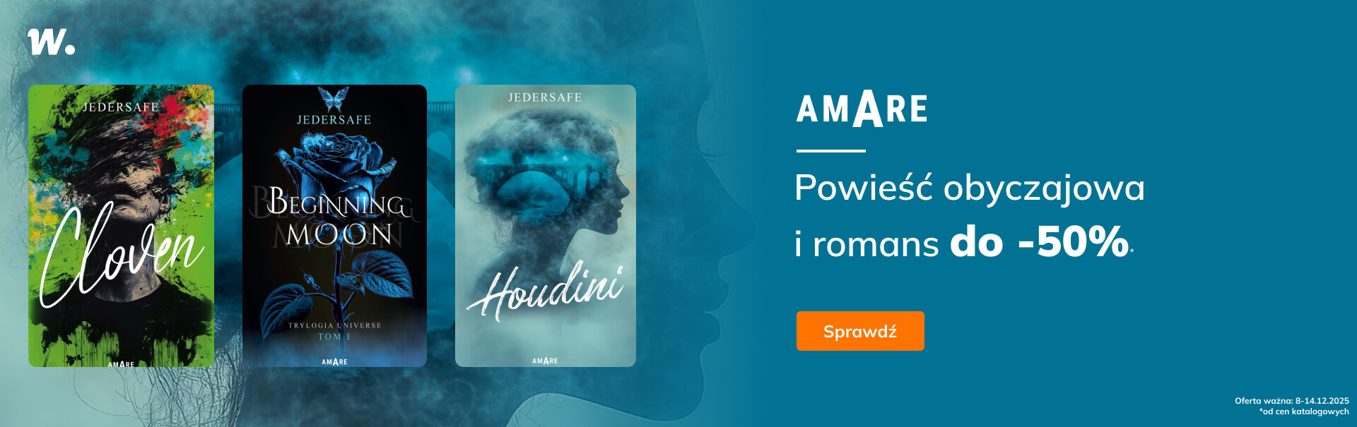 Grafika prowadzi do promocji: Amare: powieść obyczajowa i romans do -50%