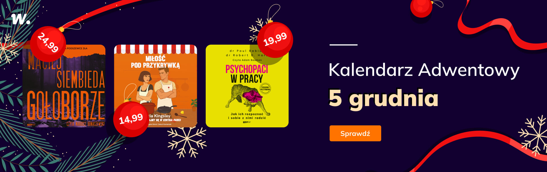 Grafika prowadzi do promocji: Kalendarz adwentowy - 5 grudnia