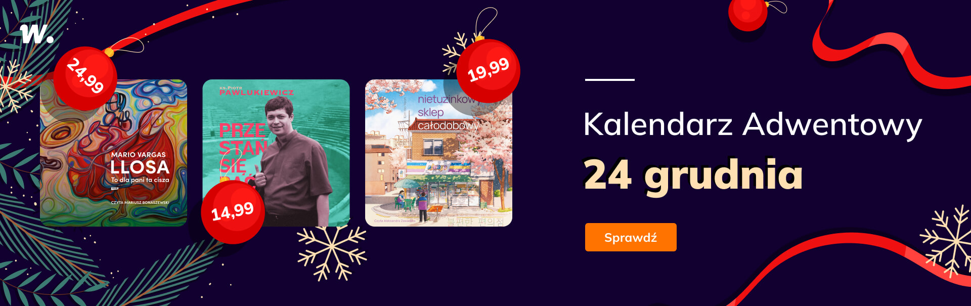 Grafika prowadzi do promocji: Kalendarz adwentowy - 24 grudnia