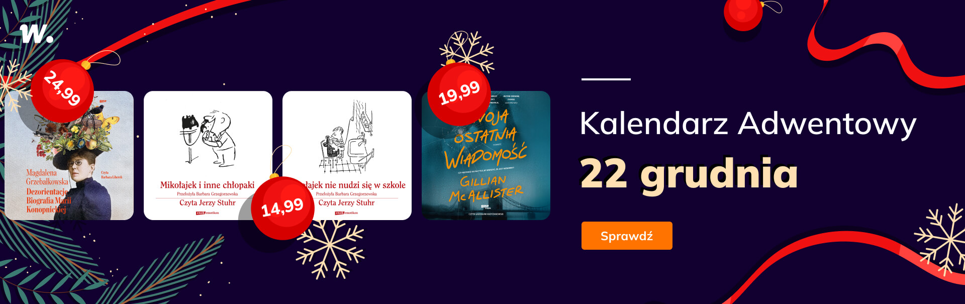 Grafika prowadzi do promocji: Kalendarz adwentowy - 22 grudnia