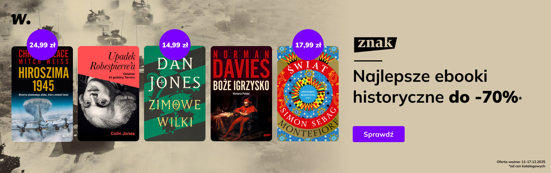 Grafika prowadzi do promocji: Historia od Znaku do -70%