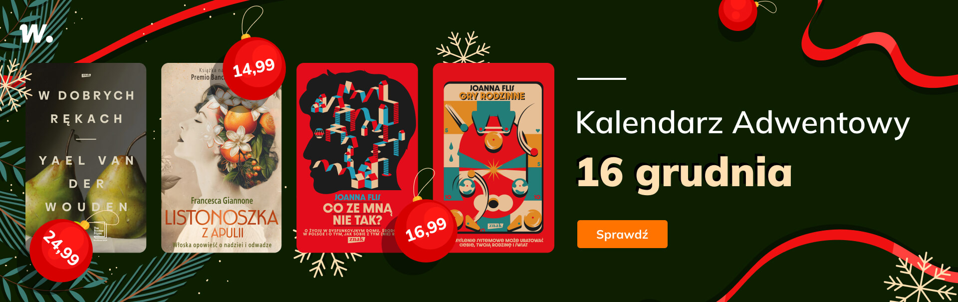 Grafika prowadzi do promocji: Ebookowy Kalendarz Adwentowy - 16 grudnia