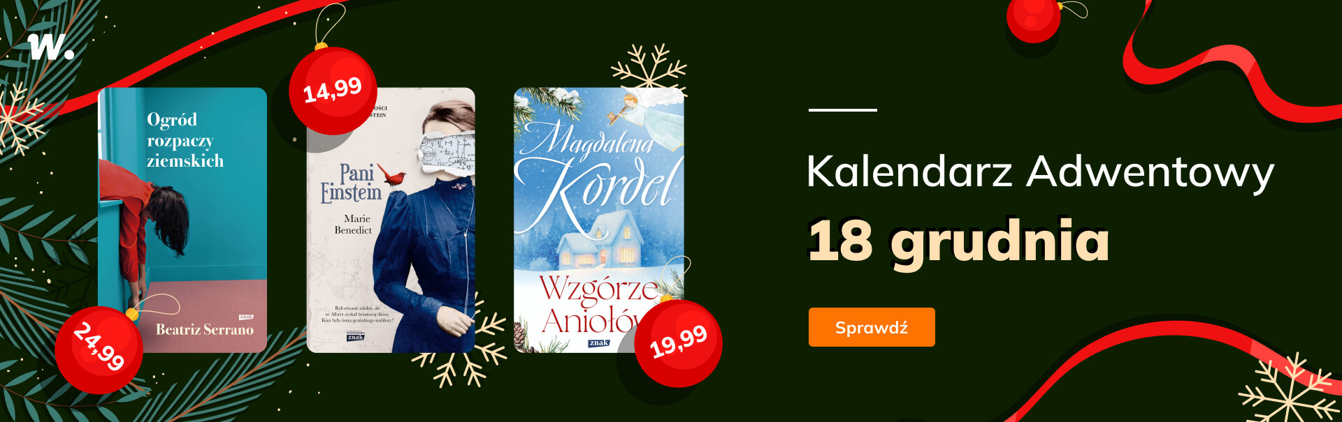 Grafika prowadzi do promocji: Ebookowy Kalendarz Adwentowy - 18 grudnia